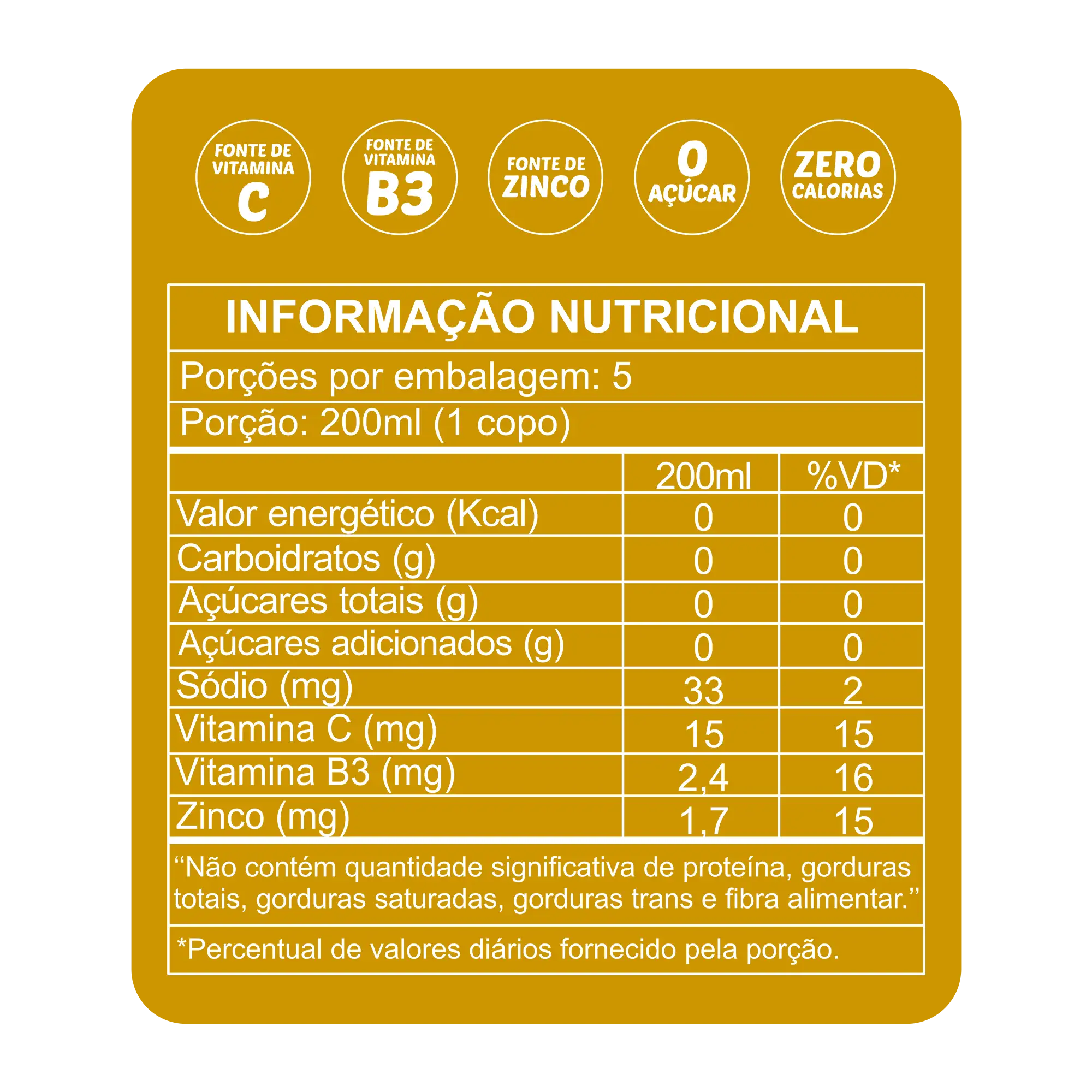 TABELA NUTRICIONAL ITTS TÔNICA TROPICAL